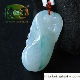 供應懷玉冰糯種蘭水精雕福瓜吊墜n0911工廠,批發,進口,代購