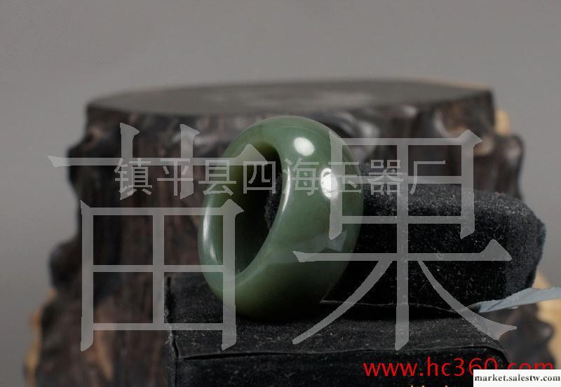 供應批發和田青玉加寬戒指手玩件 玉石竹工廠,批發,進口,代購