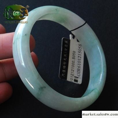 供應懷玉細糯種飄花翡翠手鐲n5058工廠,批發,進口,代購