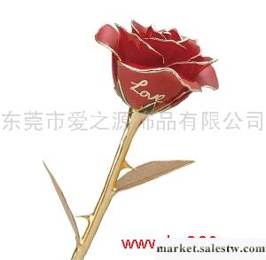 供應愛之源鍍金玫瑰花,精品首飾工廠,批發,進口,代購