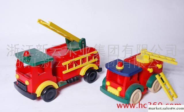 木質玩具 木制工藝品兒童消防車模型，聲控玩具噢！工廠,批發,進口,代購