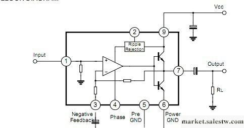 專業TA7368P 0.6W音頻功放電路，誠信低價工廠,批發,進口,代購