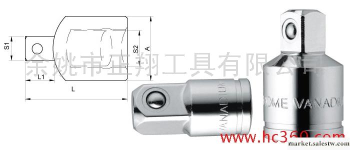 供應正翔工具1/2F×3/8M互換器工廠,批發,進口,代購