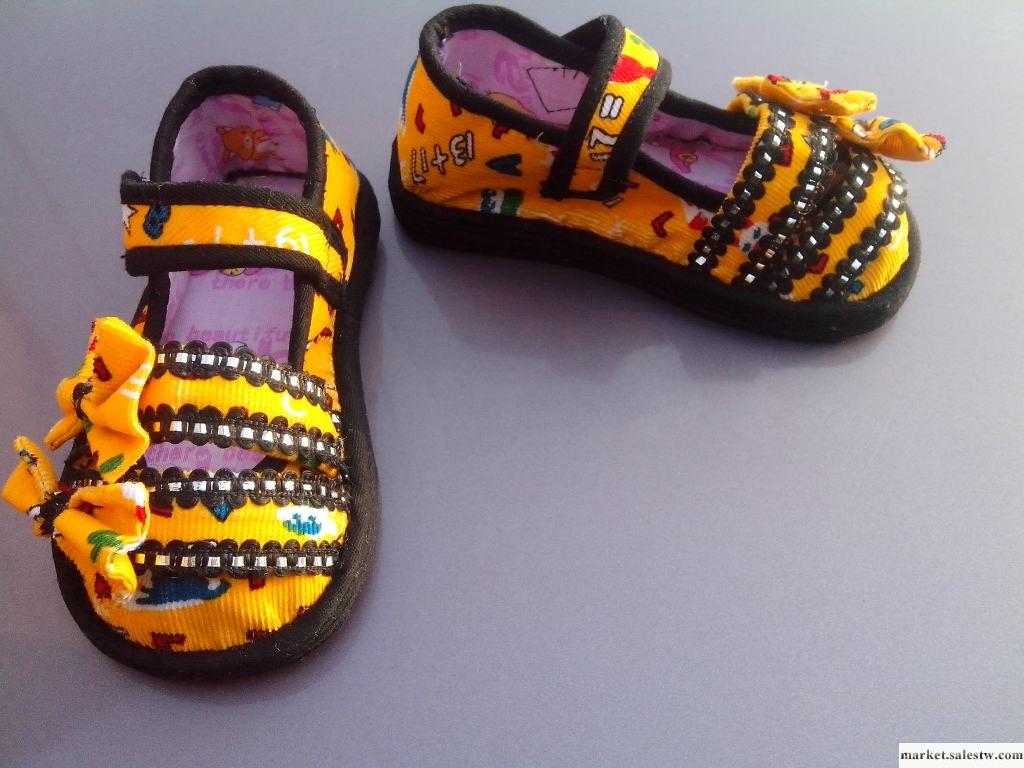 供應老媽咪純手工兒童布鞋--新款女童蝴蝶結工廠,批發,進口,代購