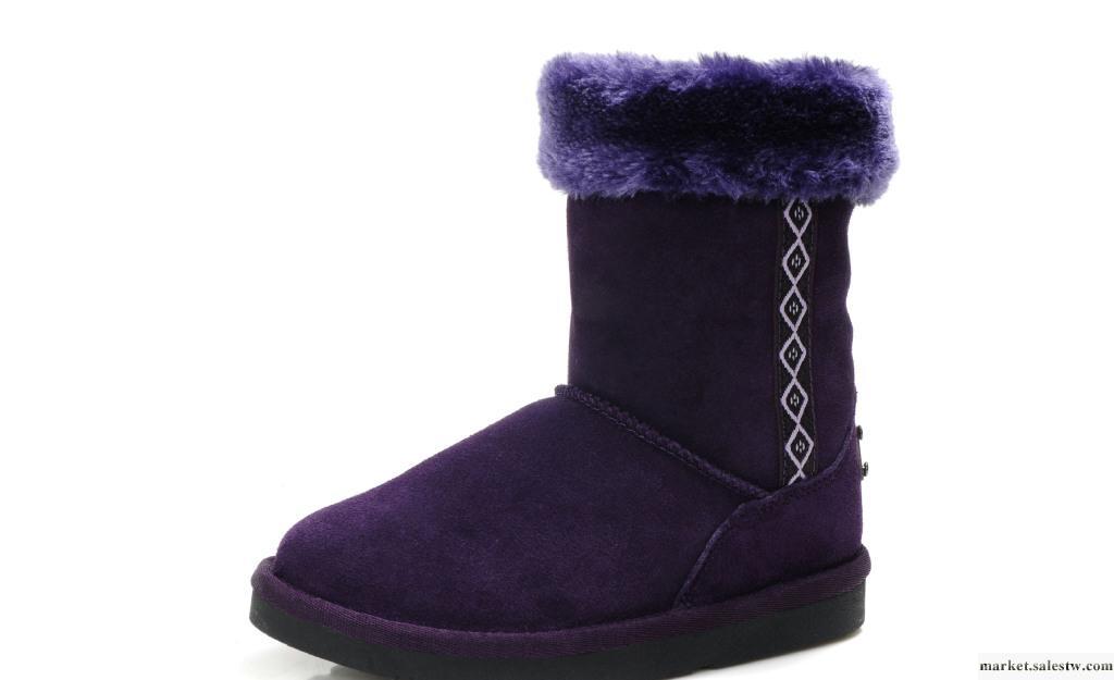 DCG2011冬季高貴紫色保暖時裝童靴雪地靴工廠,批發,進口,代購