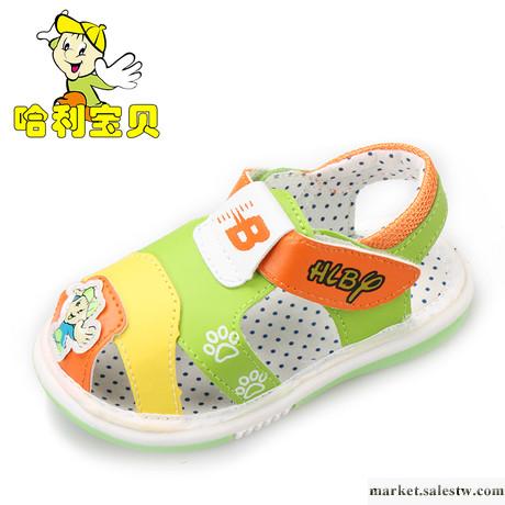 供應2013新款夏季 哈利寶貝軟底寶寶涼鞋 護腳包頭涼鞋 男女童工廠,批發,進口,代購