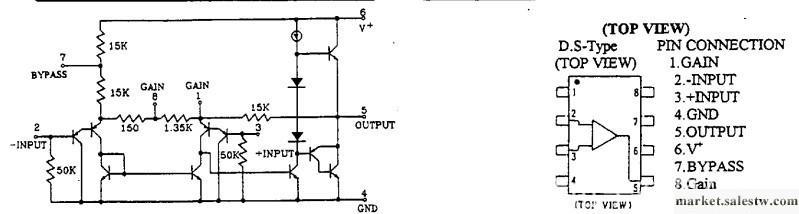 專業LM386S低功耗音頻放大電路ic，誠信低價工廠,批發,進口,代購