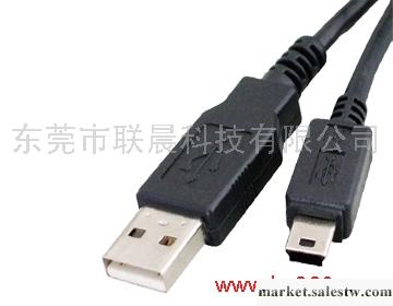 供應USB轉Mini USB 5P mp3,mp4,平板電腦,手機數據線工廠,批發,進口,代購