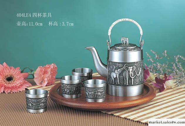 供應錫制品泰國錫器茶壺404LE4四錫杯木盤錫制茶罐錫器茶具套裝禮品工廠,批發,進口,代購