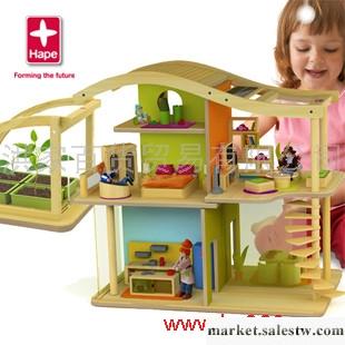 德國Hape竹制娃娃房全套 過家家仿真家具兒童益智玩具寶寶禮品工廠,批發,進口,代購