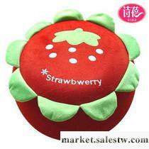 供應草莓時尚卡通充氣凳 草莓充氣凳 草莓充氣沙發 創意禮品工廠,批發,進口,代購