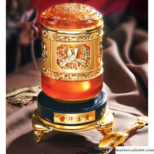 供應琉璃茶葉罐 榮華富貴 琉璃紀念品 慶典禮品工廠,批發,進口,代購