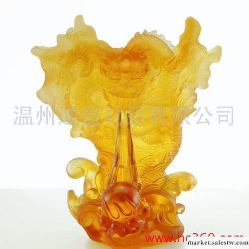 供應琉璃紀念品 琉璃工藝品 中華龍 琉璃禮品 慶典禮品工廠,批發,進口,代購