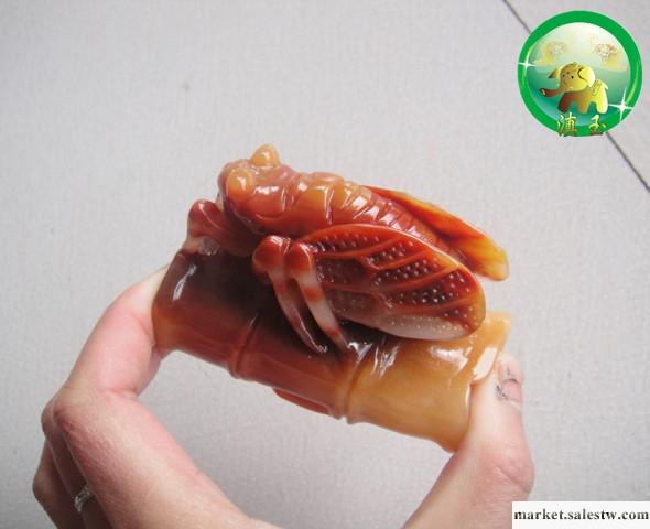 供應騰沖【滇玉】牌：天然黃龍玉，金蟬，竹節擺件，手玩件飾品，禮品工廠,批發,進口,代購