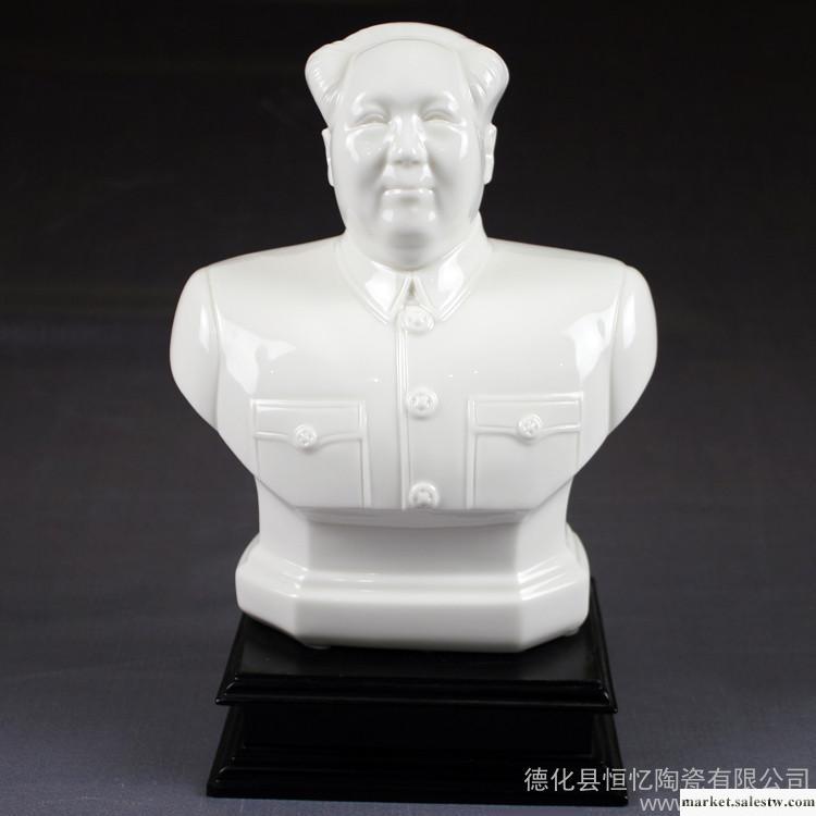 供應中國龍瓷 陶瓷工藝品 藝術品 收藏品 擺件 禮品 8寸毛澤東為人民服務工廠,批發,進口,代購