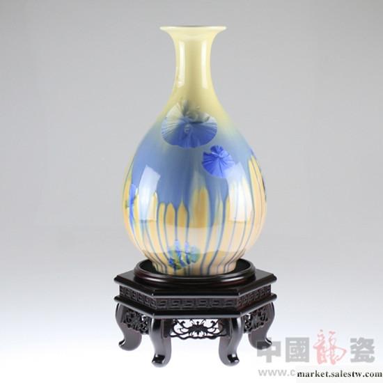 供應中國龍瓷 窯變結晶 陶瓷工藝品 禮品 收藏品 擺件 玉壺春光（山水結晶）工廠,批發,進口,代購