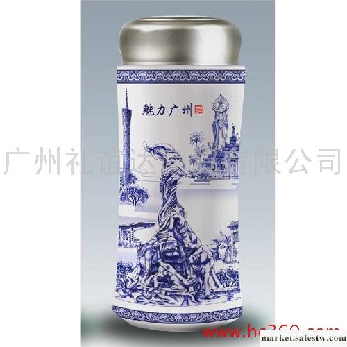 供應骨瓷80*190mm保溫杯（魅力廣州） 廣州特色禮品 特色周年紀念禮品工廠,批發,進口,代購