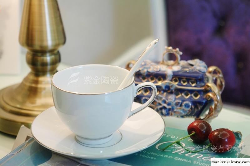 供應紫金陶瓷咖啡杯 歐式創意咖啡杯 黃金鉑金邊高檔咖啡杯套 陶瓷禮品工廠,批發,進口,代購