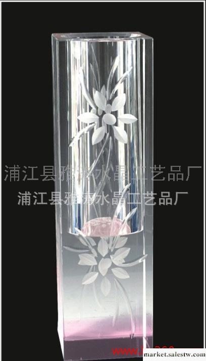 廠家專業定做水晶工藝品花瓶內雕 水晶禮品 專業logo@批發・進口・工廠・代買・代購