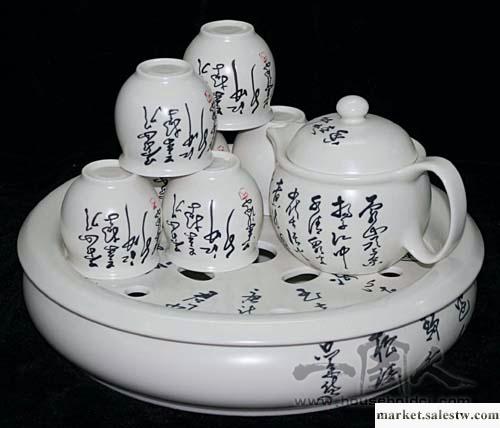 供應一家人日用瓷 陶瓷茶具 工藝品 禮品 居家日用 8頭唐詩大盤大壺工廠,批發,進口,代購