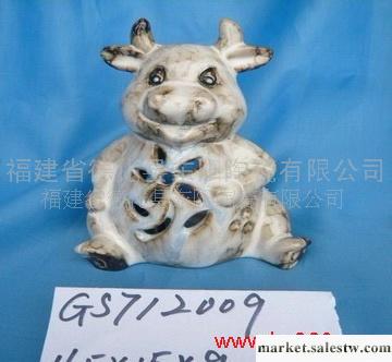 供應陶瓷動物燭臺 陶瓷手工藝禮品 飾品 家居擺設 噴泉工廠,批發,進口,代購