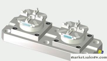 供應HKCT 精密夾具-氣動定位座系列-CNC用1出2工廠,批發,進口,代購