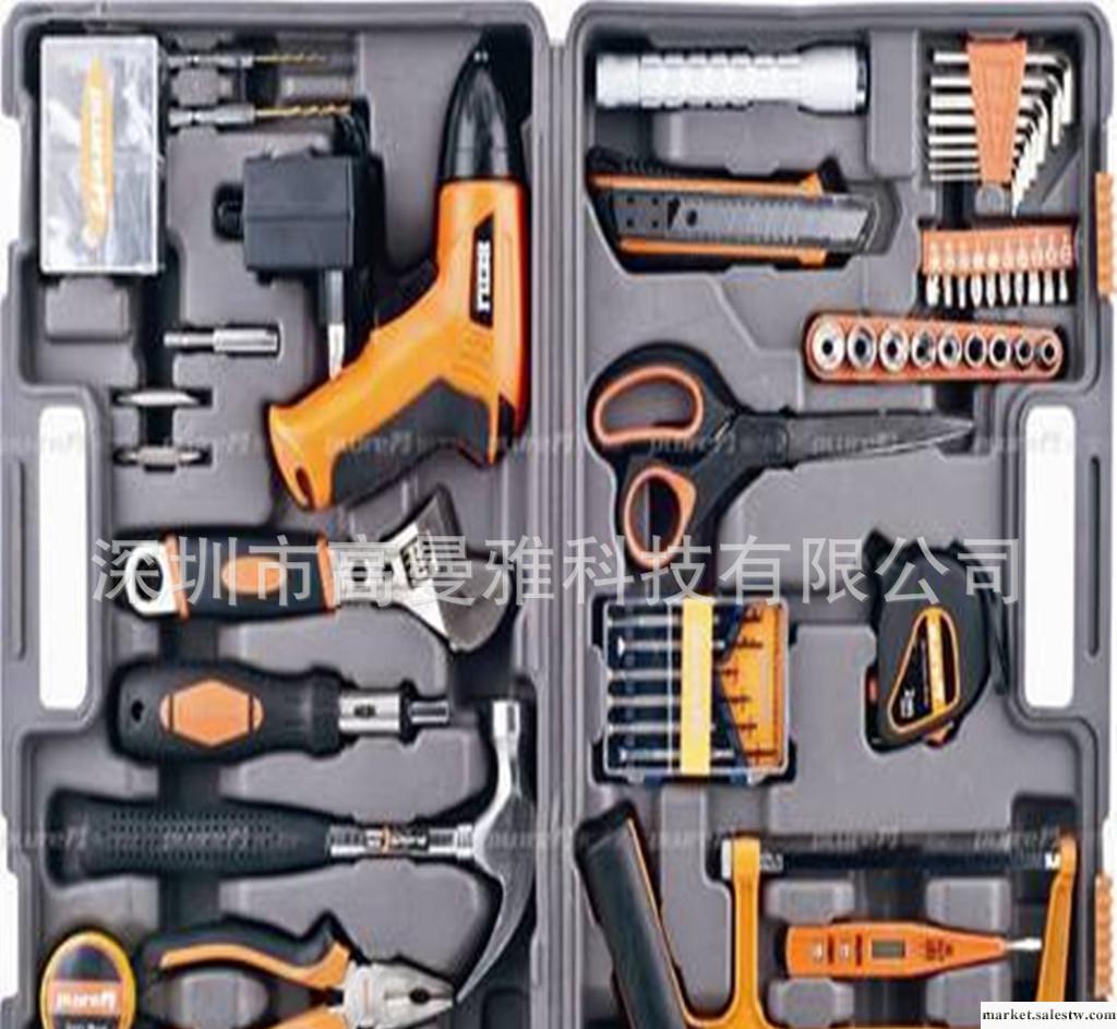 居家必備五金工具箱 工具組合套裝 維修工具 工具套裝帶電鉆批發工廠,批發,進口,代購
